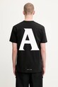 Odzież 1017 ALYX 9SM T-shirt bawełniany Flag AAMTS0509FA01 czarny
