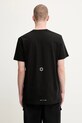 Odzież 1017 ALYX 9SM t-shirt bawełniany Circle a centre back AAMTS0515FA01 czarny