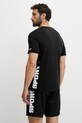 PLEIN SPORT t-shirt bawełniany PS25MTS01 czarny SS25