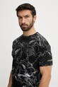 PLEIN SPORT t-shirt bawełniany czarny PS25MTS06