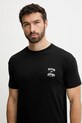 PLEIN SPORT t-shirt bawełniany czarny PS25MTS08