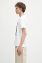 A Bathing Ape tricou din bumbac Map camo APE head shark 1L30110023 alb SS25