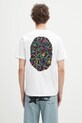 Odzież A Bathing Ape t-shirt bawełniany Neon camo big APE head 1L30110039 biały