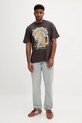 47 brand t-shirt bawełniany BC013TMKBRU643621C9 BC013TMKBRU643621C9 szary SS25