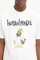 Human Made t-shirt in cotone Knitted bianco HM29TE014
