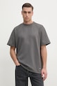 Μπλουζάκι Rains Sintra Fleece Tee 21800.13 γκρί SS25