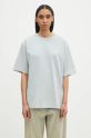 Filling Pieces t-shirt bawełniany okrągły szary 74413789980