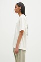 Filling Pieces t-shirt in cotone beige 74499849936