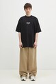 Бавовняна футболка VETEMENTS Oval Logo Oversized UA66TR605BW