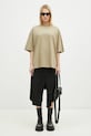VETEMENTS t-shirt in cotone Oval Logo Cropped Boxy UA66TR600T