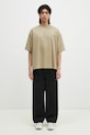 VETEMENTS t-shirt in cotone Oval Logo Cropped Boxy UA66TR600T beige