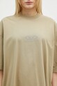 Бавовняна футболка VETEMENTS Oval Logo Cropped Boxy UA66TR600T