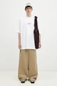 Бавовняна футболка VETEMENTS Oval Logo Oversized UA66TR605W білий