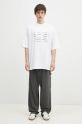 VETEMENTS cotton t-shirt We Buy Things Oversized UA66TR625W white