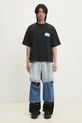 VETEMENTS t-shirt in cotone My Name Sticker Cropped Boxy UA66TR710B