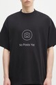 Бавовняна футболка VETEMENTS No Posts Regular чорний UA66TR730B