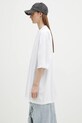 VETEMENTS t-shirt bawełniany Website Oversized biały UA66TR735W