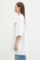 VETEMENTS tricou din bumbac For Rent Oversized alb UA66TR745W