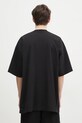 Одяг Бавовняна футболка VETEMENTS Embroidered Logo Oversized UA66TR765B чорний