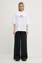 Хлопковая футболка VETEMENTS U Might Know Me Cropped Boxy UA66TR760W