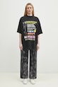 VETEMENTS t-shirt bawełniany Dominatrix Hotline Oversized UA66TR740B