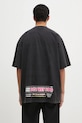 VETEMENTS t-shirt bawełniany Dominatrix Hotline Oversized UA66TR740B czarny