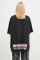VETEMENTS t-shirt bawełniany Dominatrix Hotline Oversized UA66TR740B