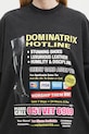 VETEMENTS t-shirt bawełniany Dominatrix Hotline Oversized UA66TR740B