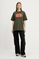 Herschel tricou din bumbac 50548.01572 verde