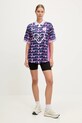 Hummel tricou polo Hummel x Community Love 227576 bleumarin