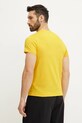 K-Way t-shirt bawełniany żółty K007JE0