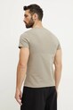 K-Way t-shirt bawełniany beżowy K007JE0