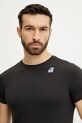 K-Way t-shirt bawełniany K007JE0 czarny