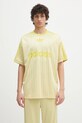 adidas Originals tricou Adicolor Poly T model fin galben JP1026