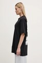 Памучна тениска Y-3 Graphic SS Tee черен JN4879