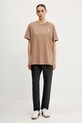 Îmbrăcăminte Converse tricou din bumbac 10023876.A46 maro