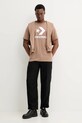 Converse t-shirt bawełniany brązowy 10025458.A39