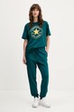 Converse tricou din bumbac 10025459.A31 verde