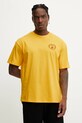 Bavlněné tričko Puma PUMA x HARRY POTTER žlutá 630092