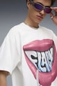 Bombažna kratka majica Puma PUMA x A$AP ROCKY bela 633388