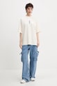 Kaotiko tricou din bumbac bej AQ052.01S.G002