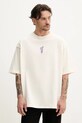 Kaotiko tricou din bumbac AQ052.01S.G002 bej