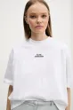 Kaotiko t-shirt in cotone bianco AQ058.01S.M002