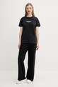 Kaotiko tricou din bumbac AQ042.01.G002 negru