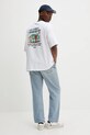 Kaotiko tricou din bumbac AQ057.01S.G002 alb SS25