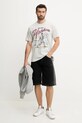 47 brand t-shirt bawełniany MLB New York Yankees BB017TEMECH638867CK szary SS25