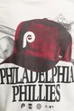 47 brand t-shirt bawełniany MLB Philadelphia Phillies BB019TMQMLK646078SS beżowy