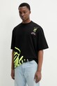 Sprayground t-shirt bawełniany SP697BLK czarny SS25