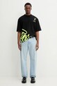 Sprayground t-shirt bawełniany czarny SP697BLK