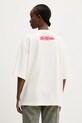 Sprayground t-shirt bawełniany SP697IVO beżowy